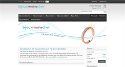 Desktop Screenshot of bijouxmoinscher.be